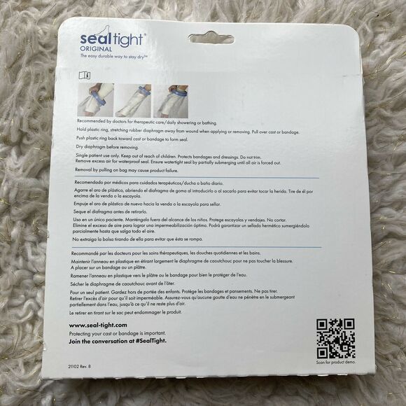 Seal-Tight Waterproof Cast/Bandage Protector Adult Long Arm 40" Original #20102 - Picture 3 of 5